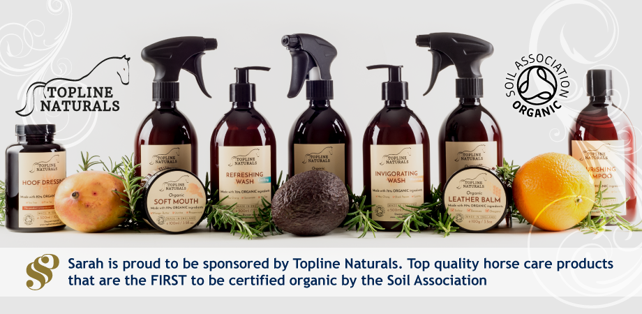 Sarah Joholm-Patience sponsored by Topline Naturals